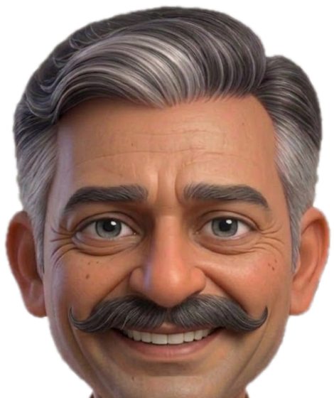 Papa, happy